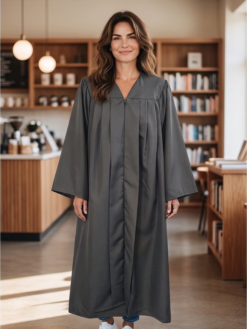 4’10-5’0 Jostens Evolution Black Graduation Gown